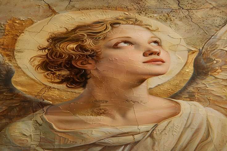 Vintage-Renaissance-Angel-Wall-Art-Bring-timeless…-