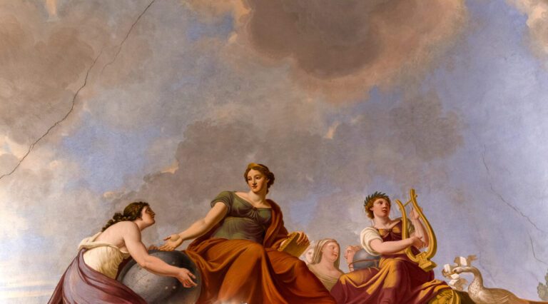 Interiors of Palazzo Pitti, Florence, Italy.